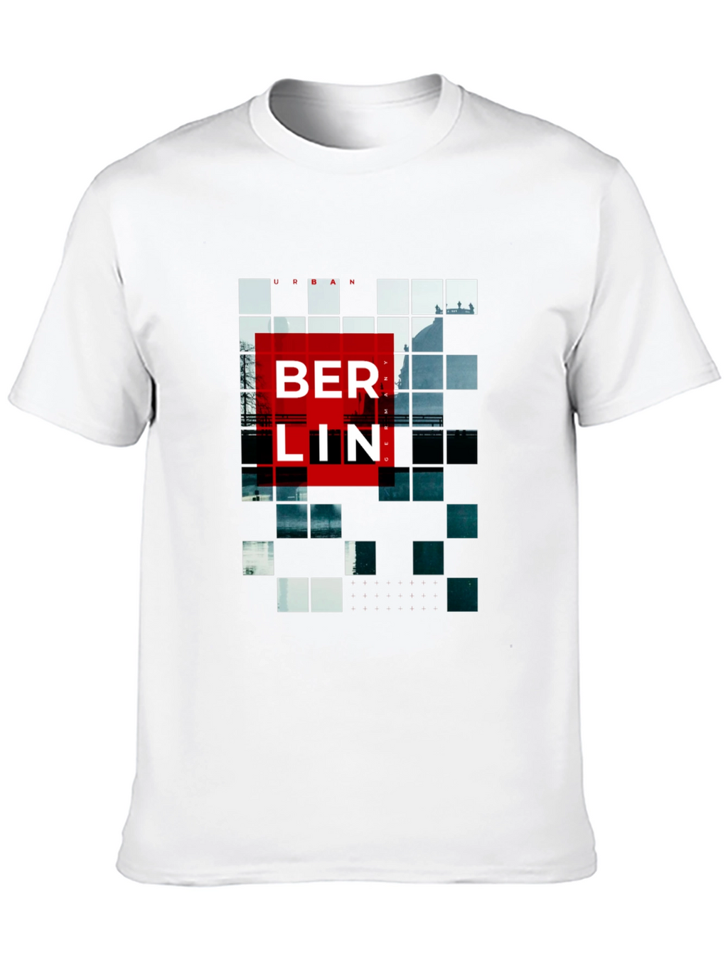 Berlin Urban Graphic Tee - Modern Cityscape Shirt