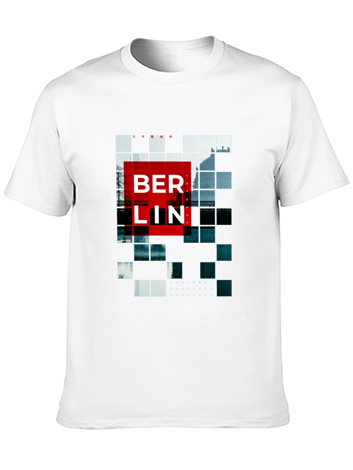 Berlin Urban Graphic Tee - Modern Cityscape Shirt