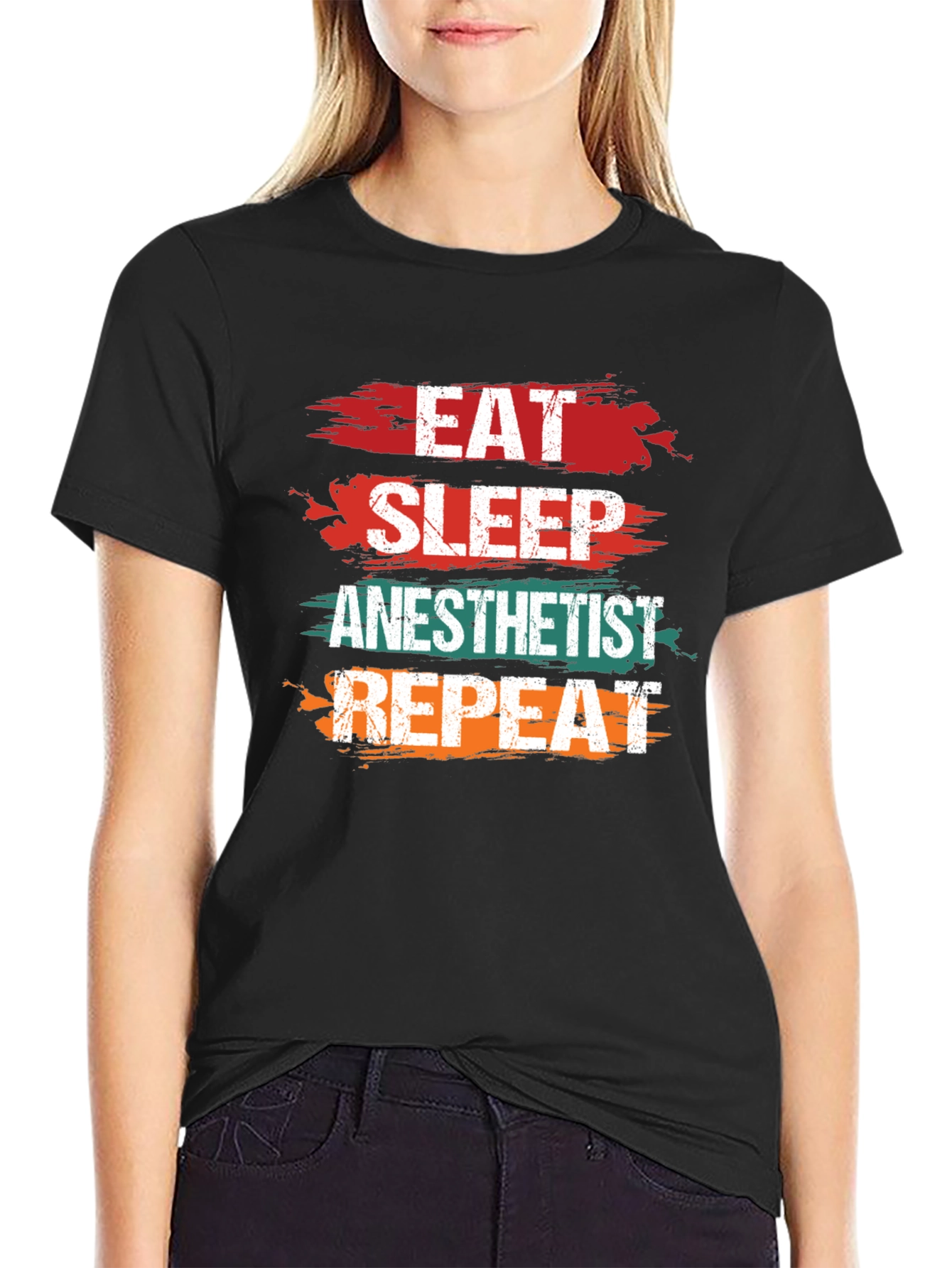 Eat Sleep Anesthetist Repeat T-Shirt