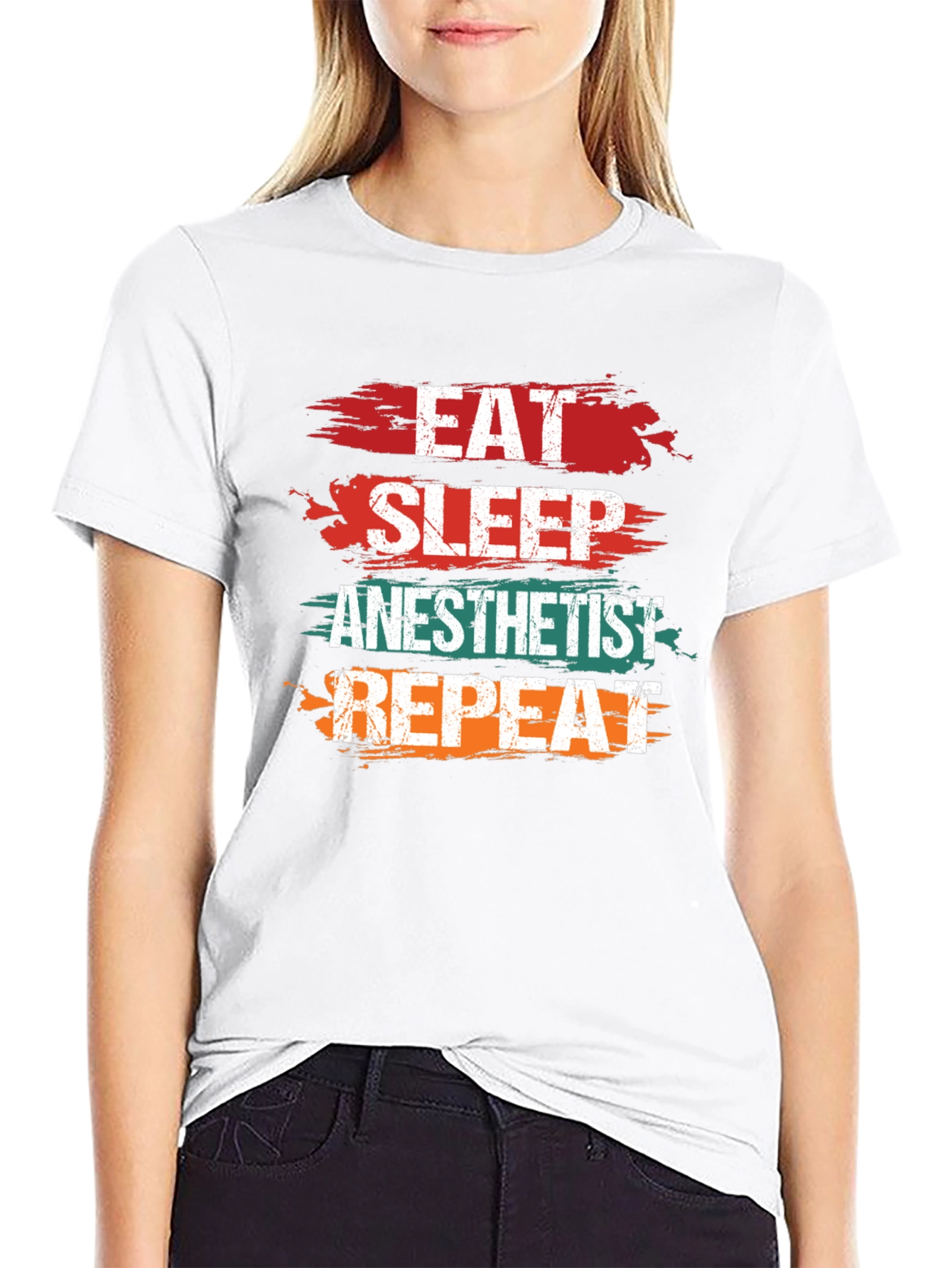 Eat Sleep Anesthetist Repeat T-Shirt