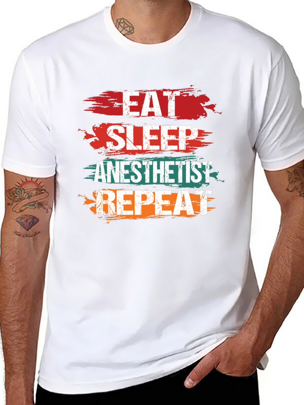Eat Sleep Anesthetist Repeat T-Shirt