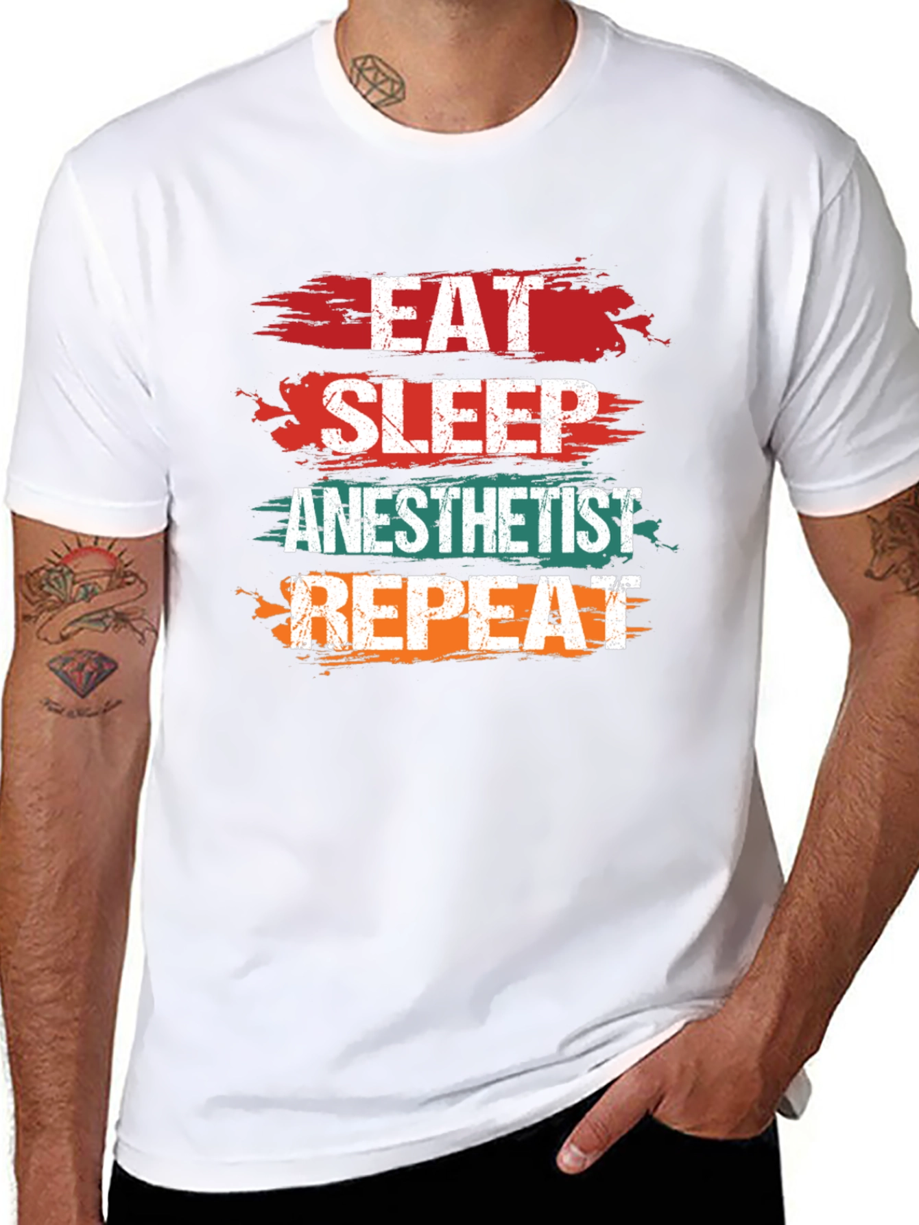 Eat Sleep Anesthetist Repeat T-Shirt