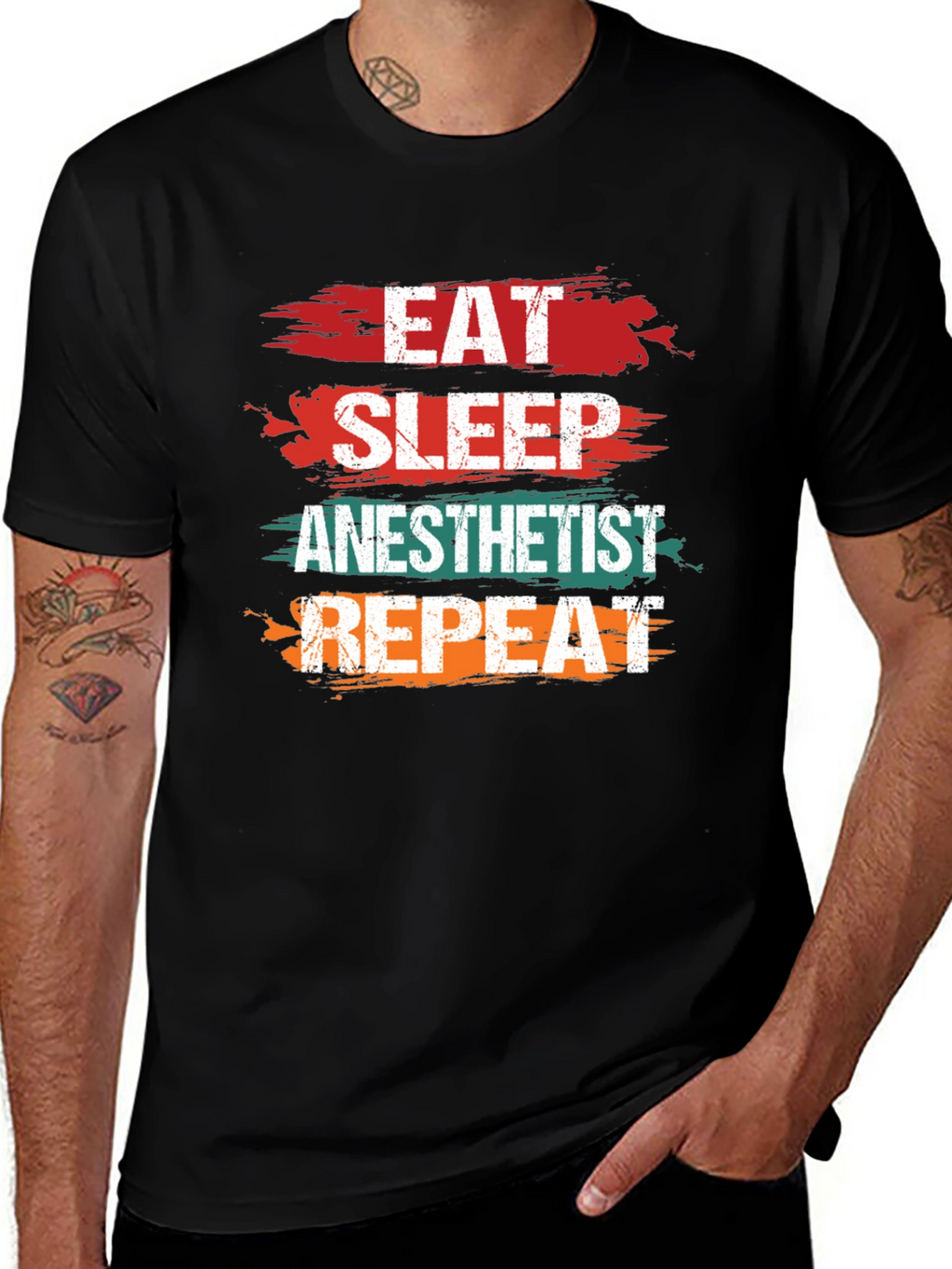 Eat Sleep Anesthetist Repeat T-Shirt