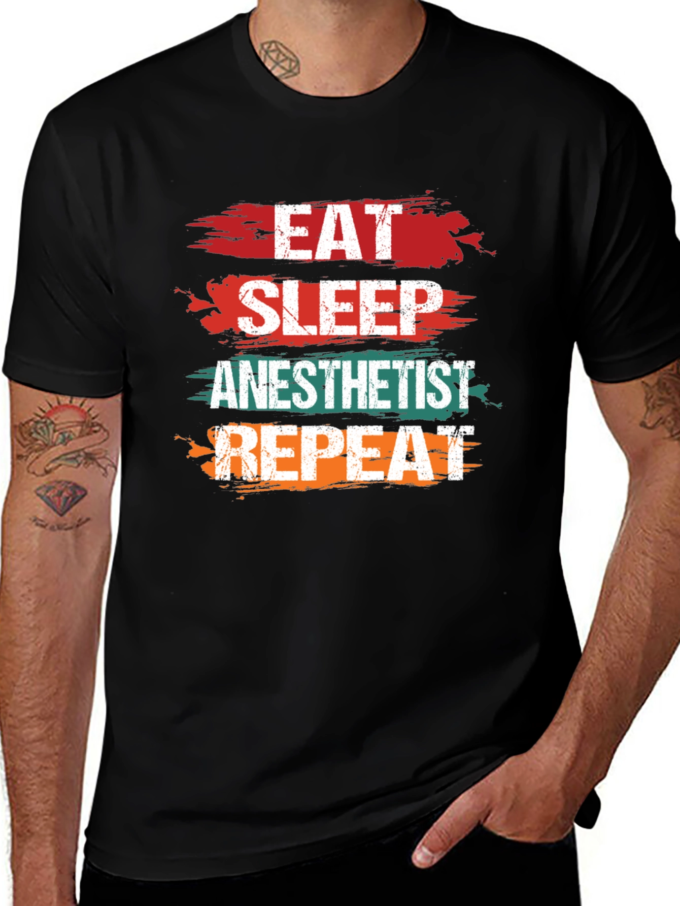 Eat Sleep Anesthetist Repeat T-Shirt