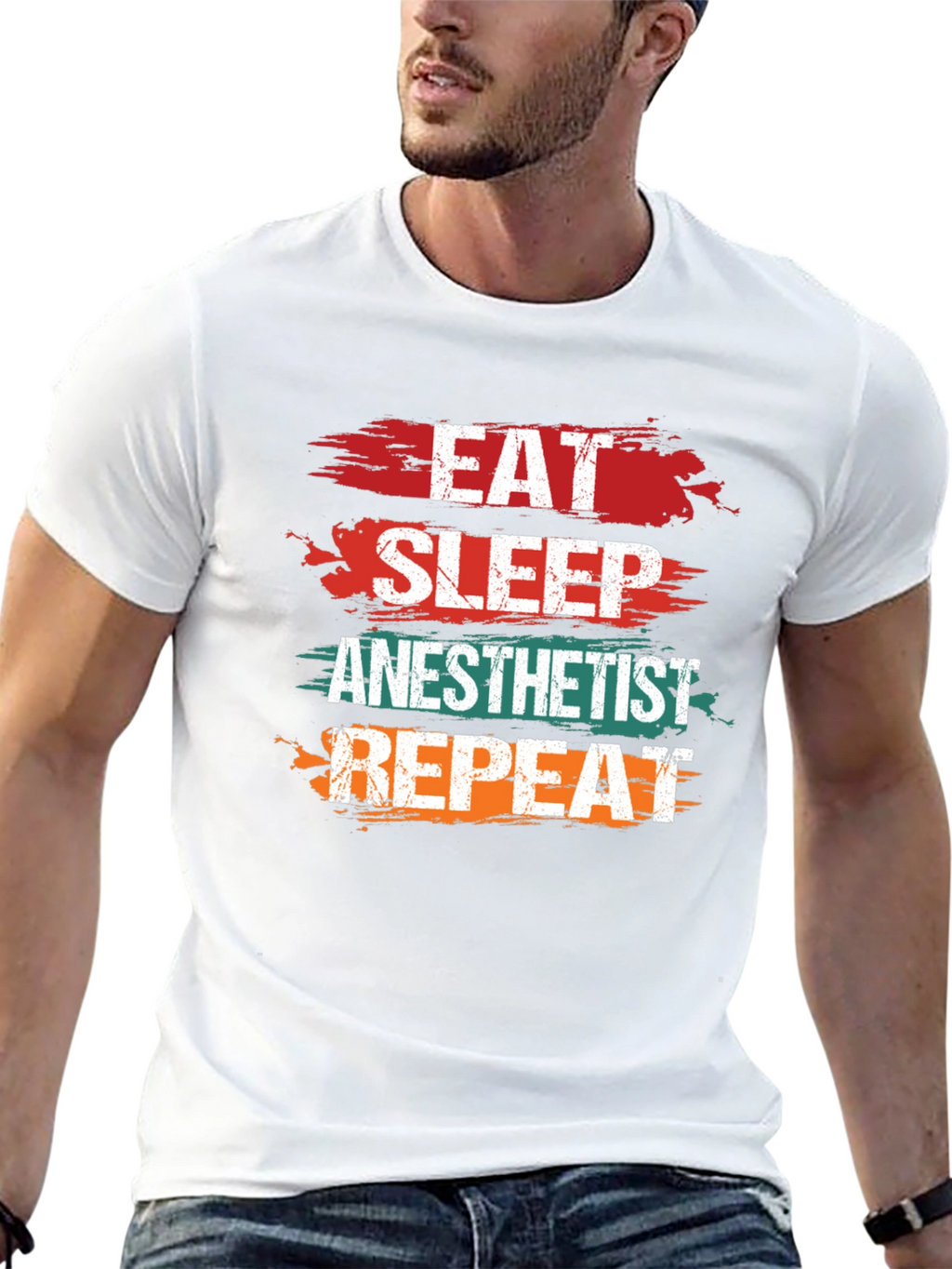Eat Sleep Anesthetist Repeat T-Shirt