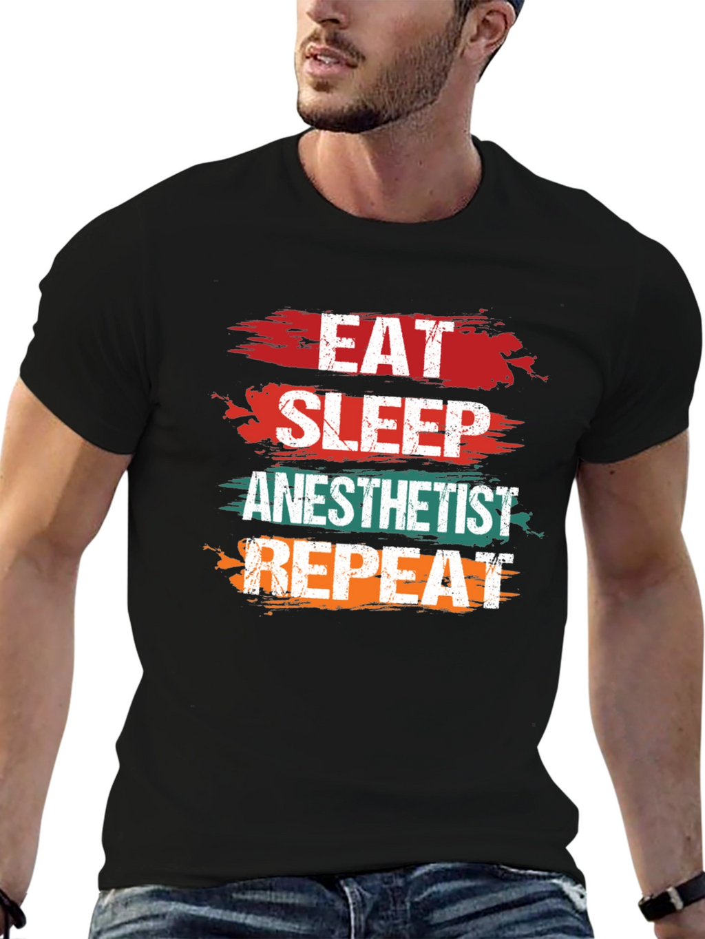 Eat Sleep Anesthetist Repeat T-Shirt