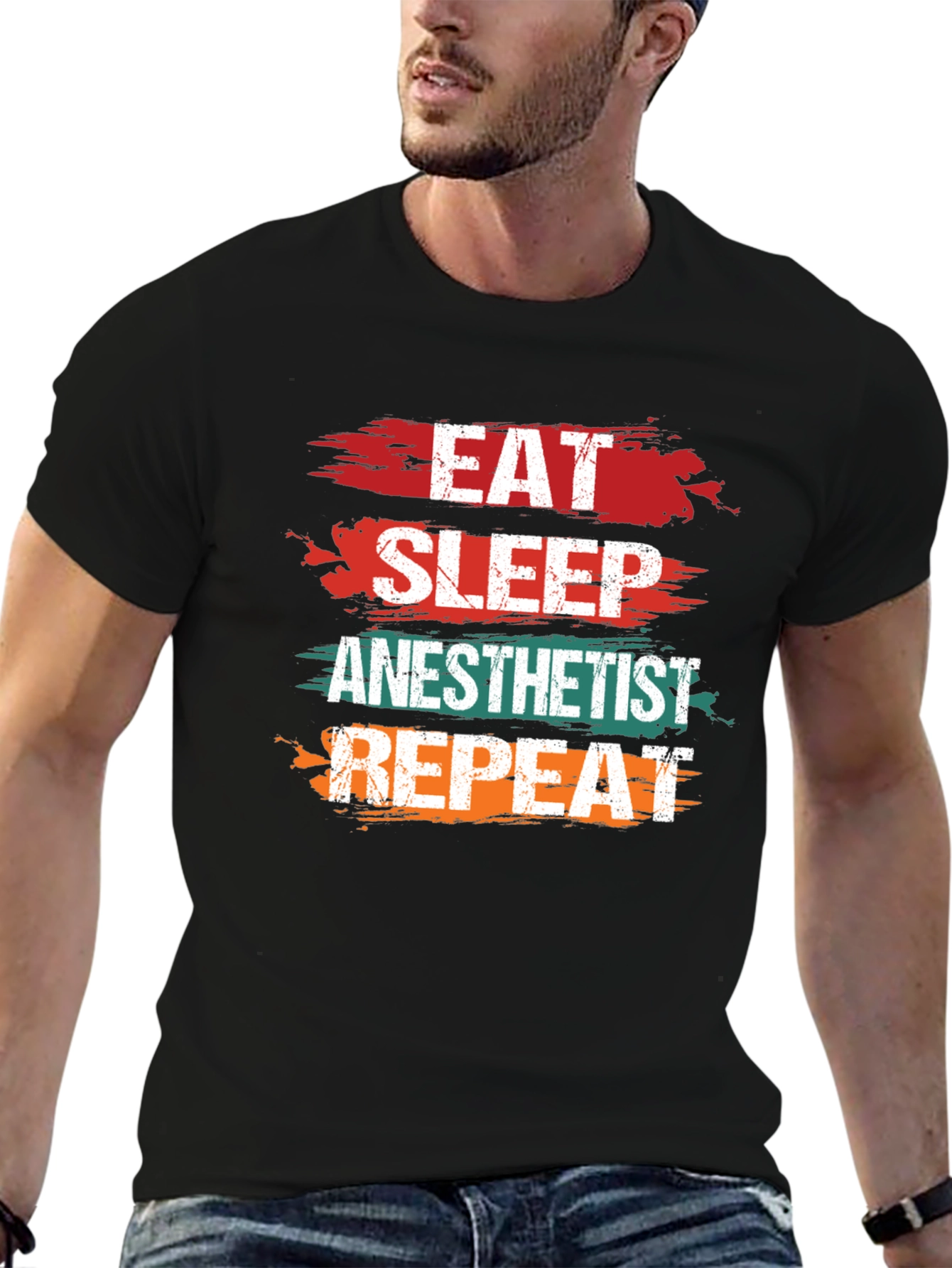 Eat Sleep Anesthetist Repeat T-Shirt