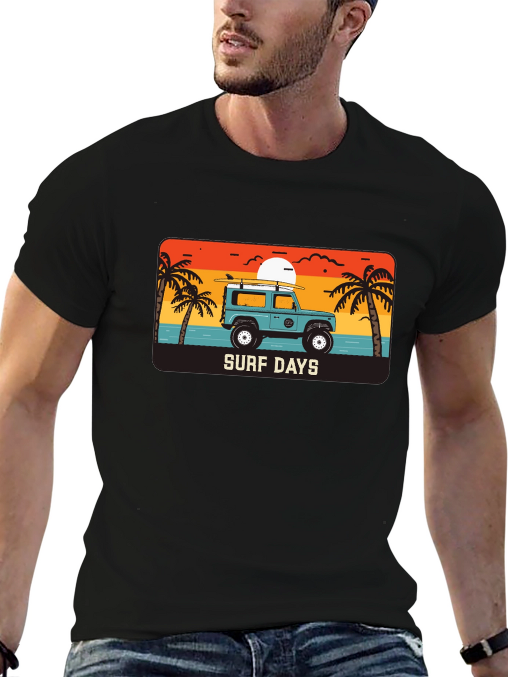 Surf Days Tee - Retro Beach Adventure T-Shirt