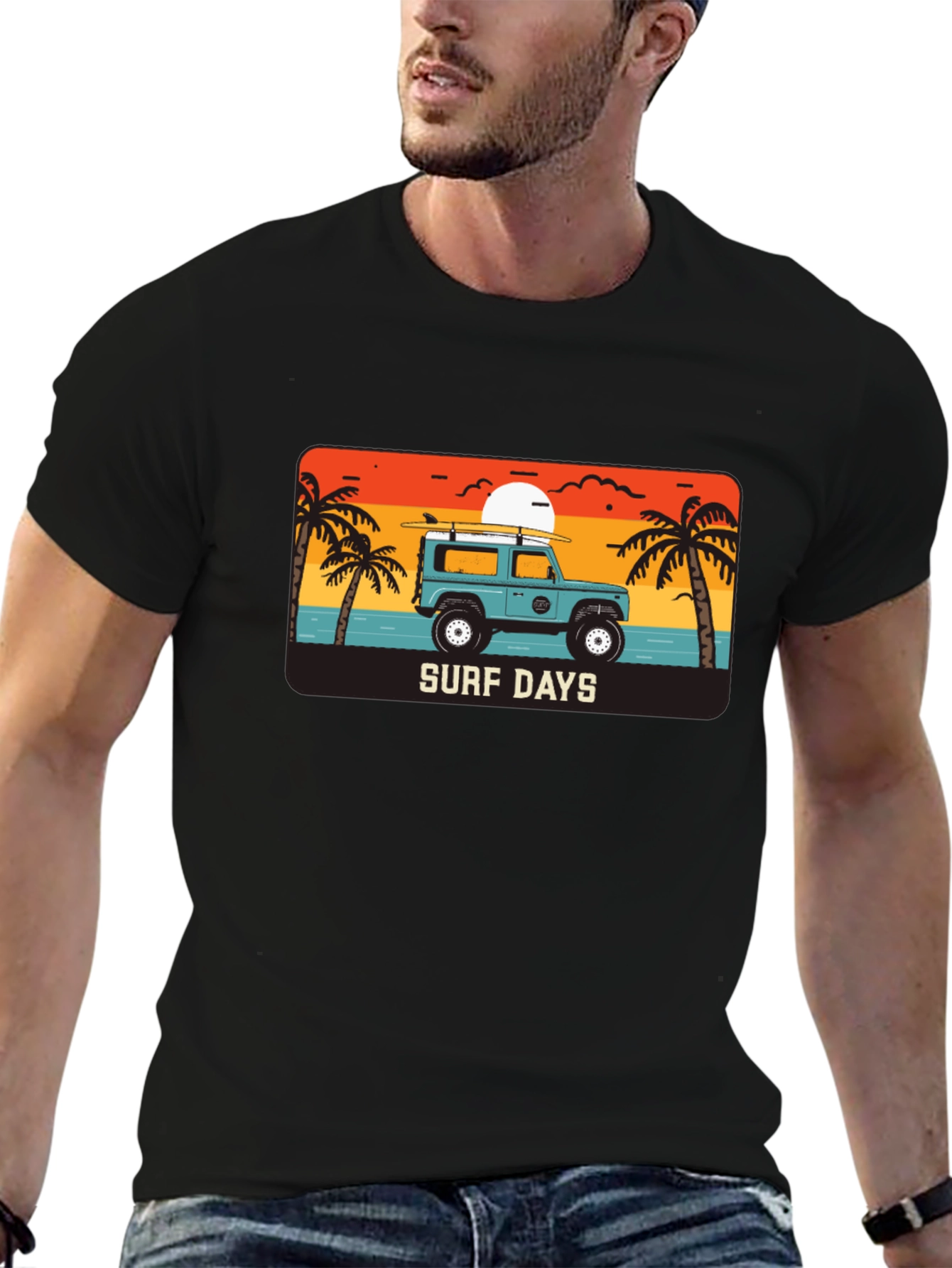 Surf Days Tee - Retro Beach Adventure T-Shirt