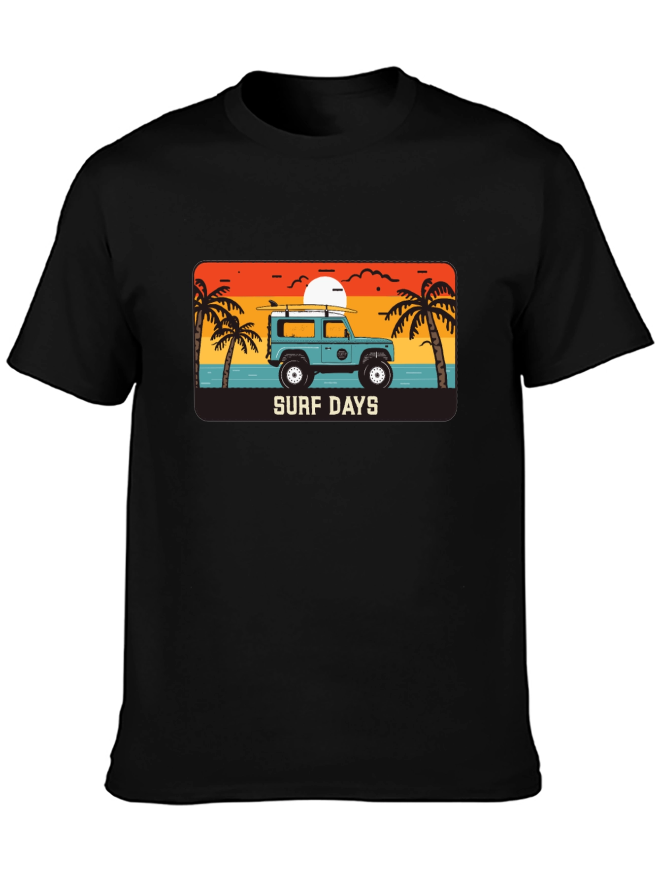 Surf Days Tee - Retro Beach Adventure T-Shirt