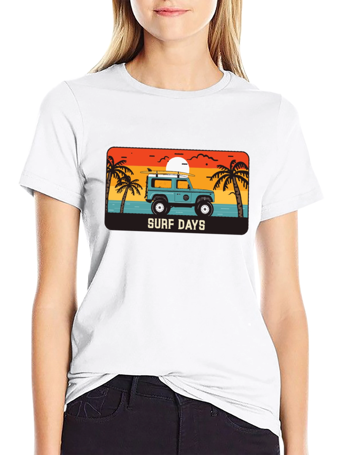 Surf Days Tee - Retro Beach Adventure T-Shirt