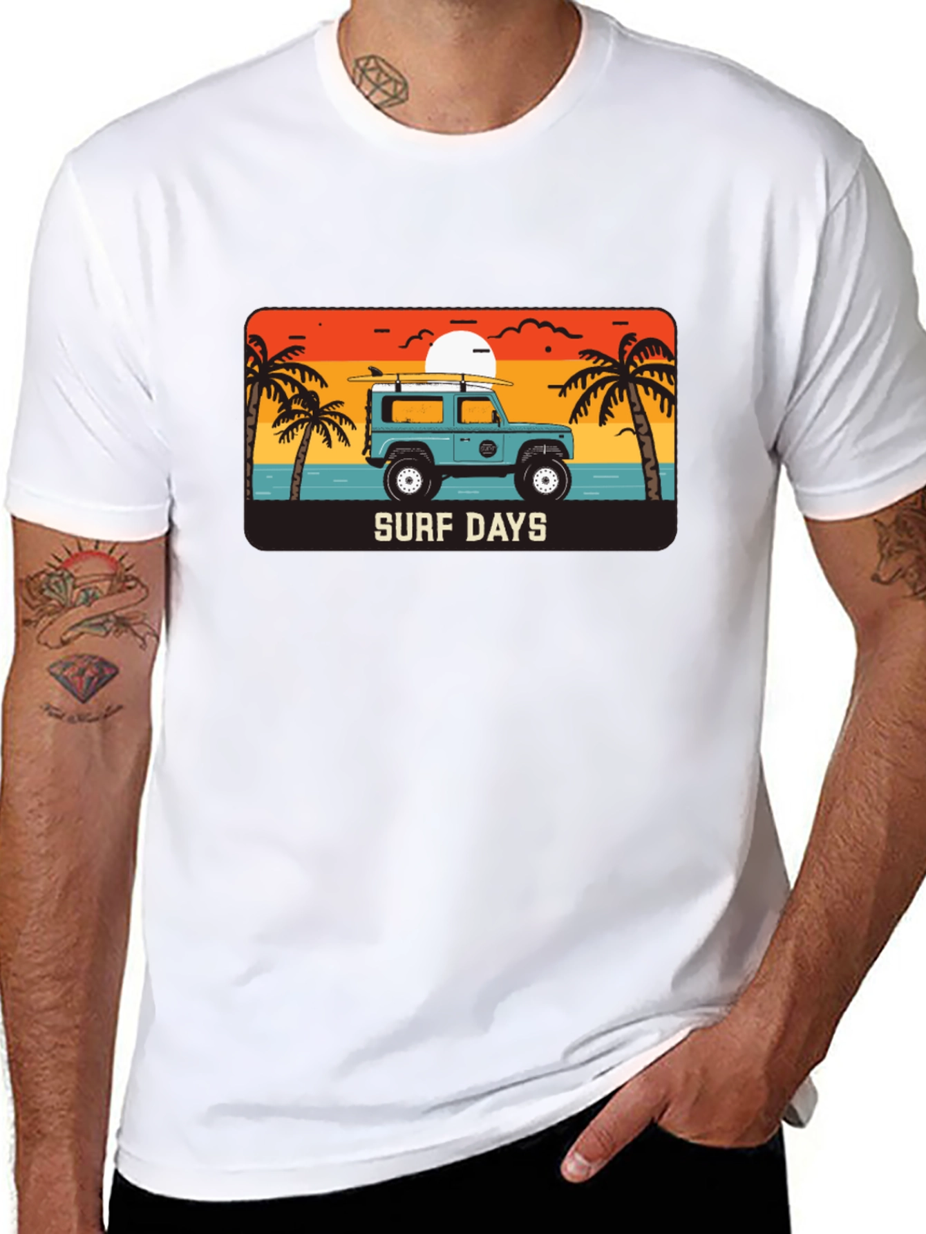 Surf Days Tee - Retro Beach Adventure T-Shirt