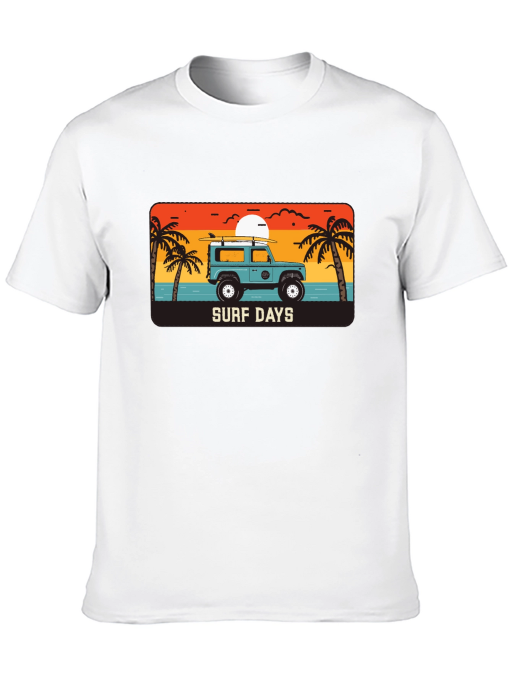Surf Days Tee - Retro Beach Adventure T-Shirt