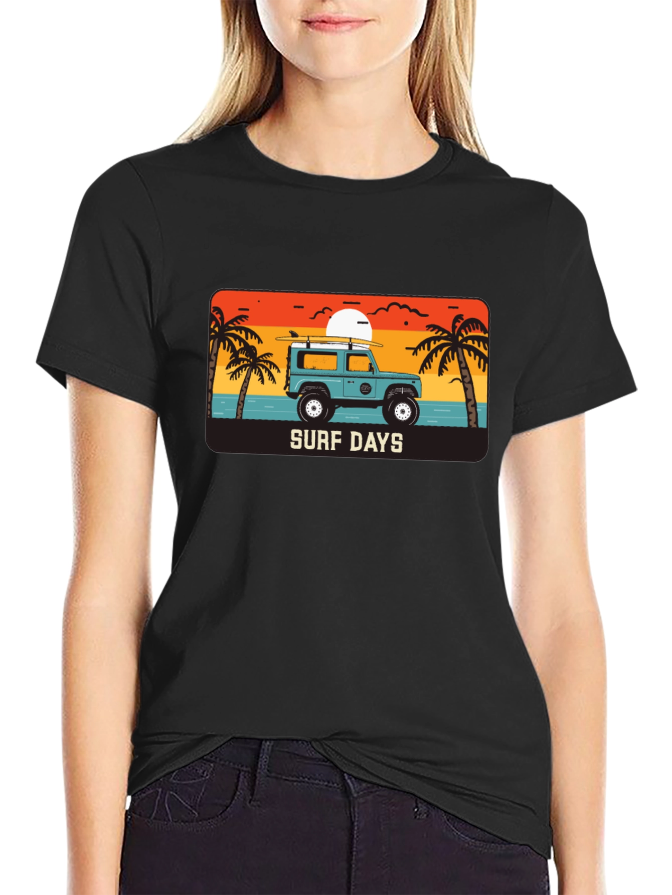 Surf Days Tee - Retro Beach Adventure T-Shirt