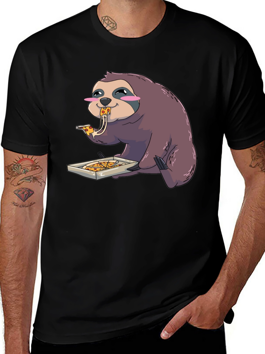 Sloth Pizza Lover T-Shirt - Casual Style