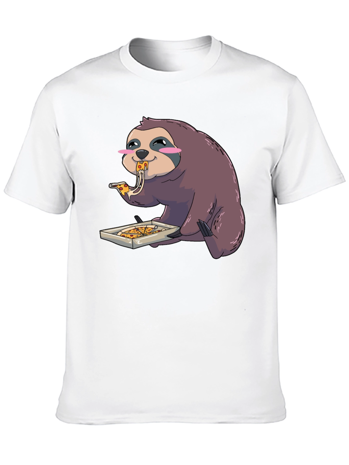 Sloth Pizza Lover T-Shirt - Casual Style