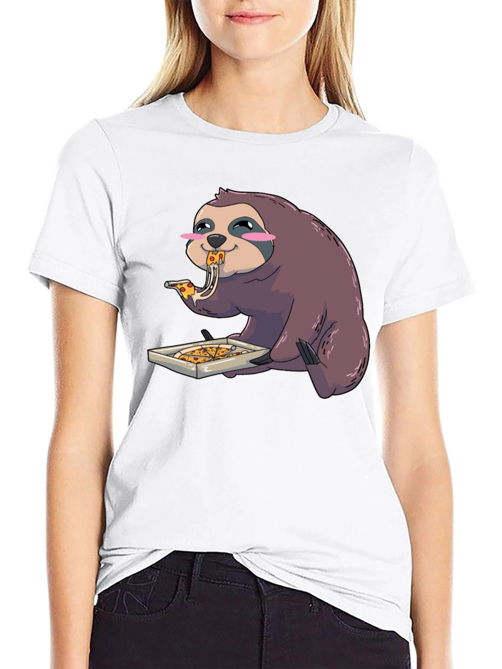 Sloth Pizza Lover T-Shirt - Casual Style