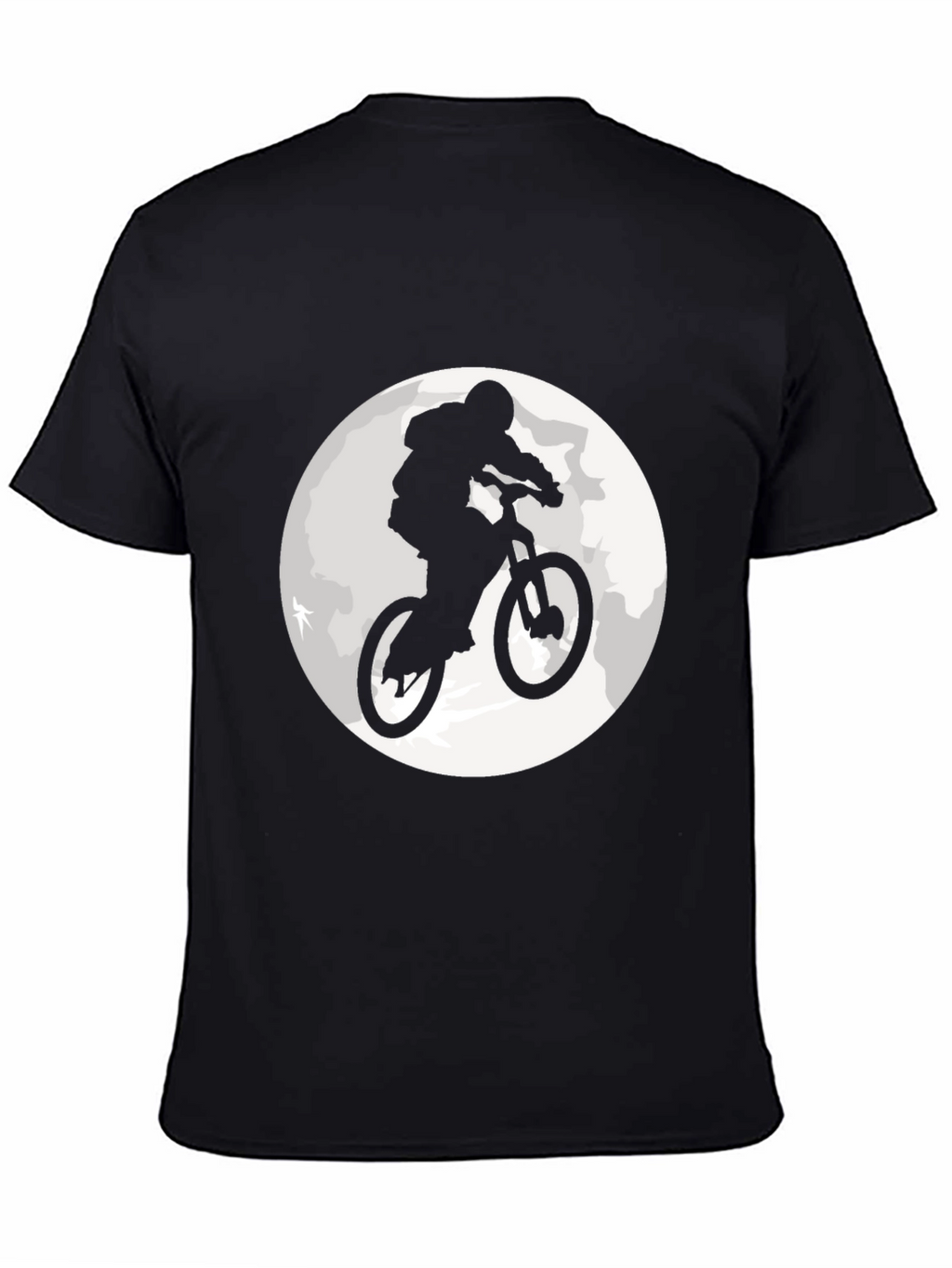 Mountain Bike Moon Graphic T-Shirt
