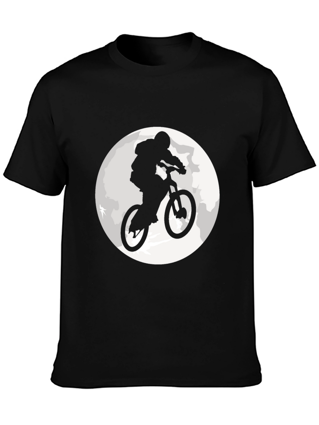 Mountain Bike Moon Graphic T-Shirt