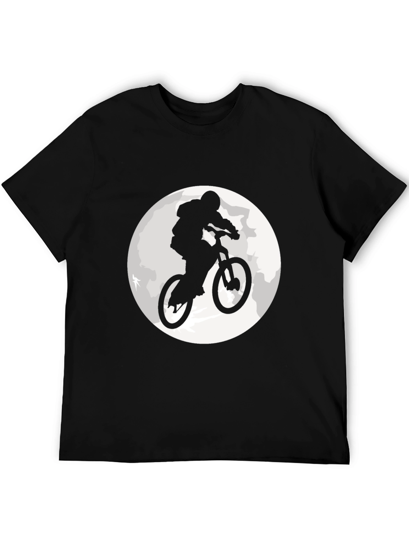 Mountain Bike Moon Graphic T-Shirt