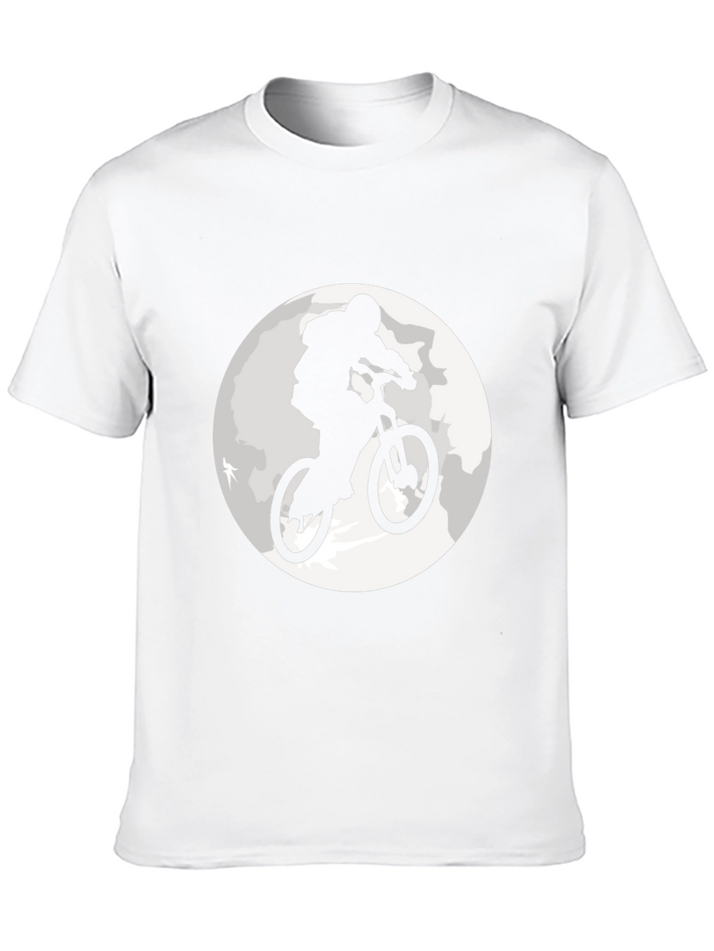 Mountain Bike Moon Graphic T-Shirt