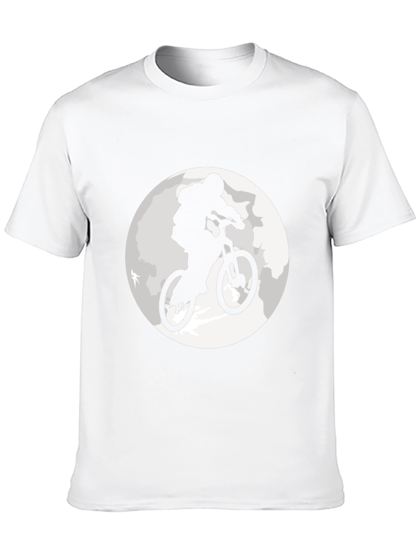 Mountain Bike Moon Graphic T-Shirt
