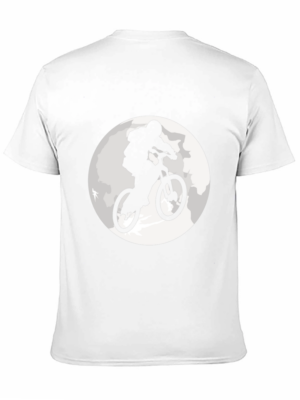 Mountain Bike Moon Graphic T-Shirt