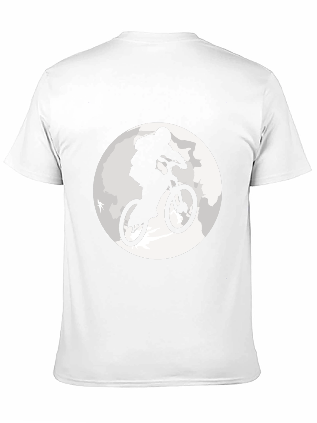 Mountain Bike Moon Graphic T-Shirt