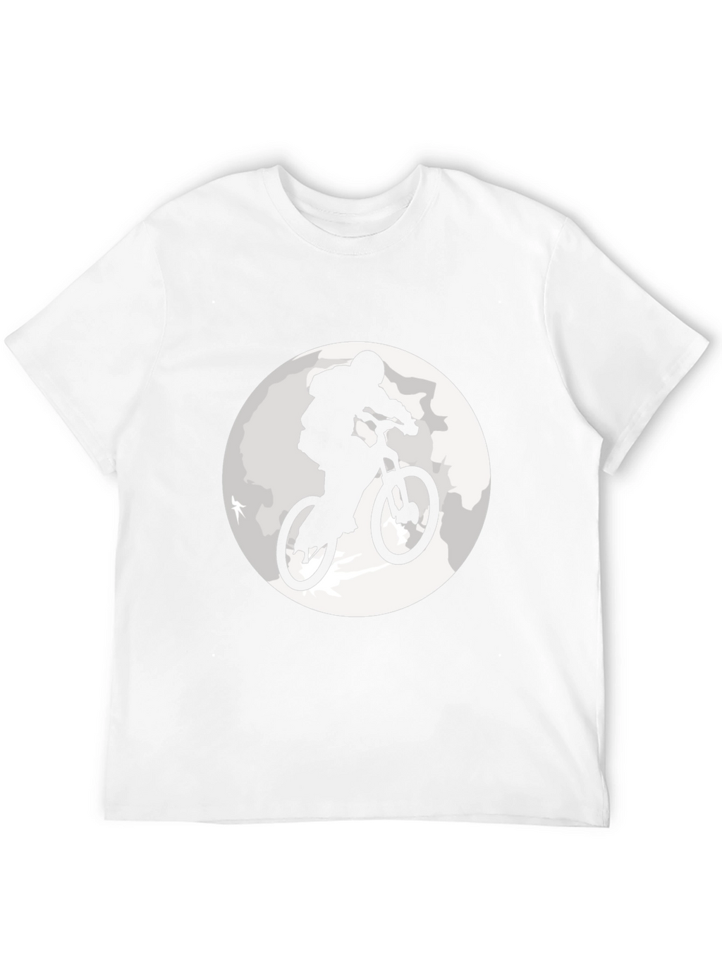 Mountain Bike Moon Graphic T-Shirt