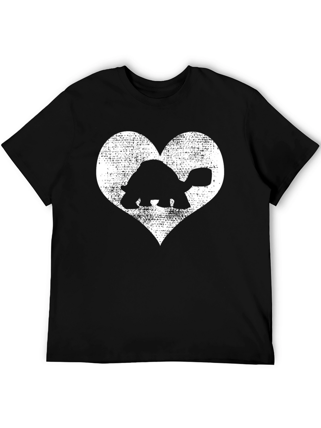 Turtle Heart T-Shirt - Black
