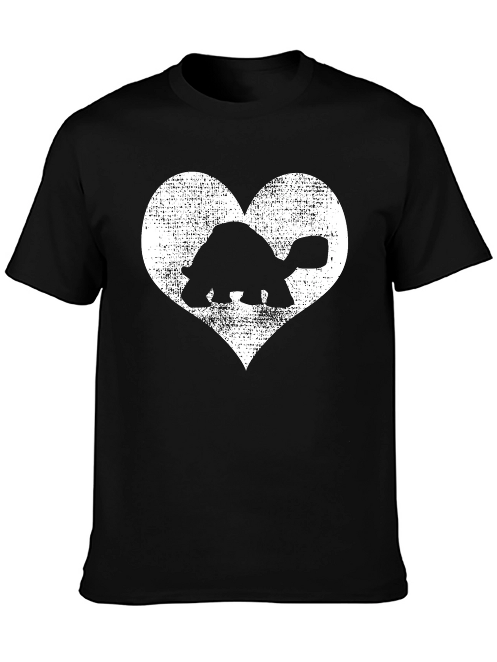Turtle Heart T-Shirt - Black