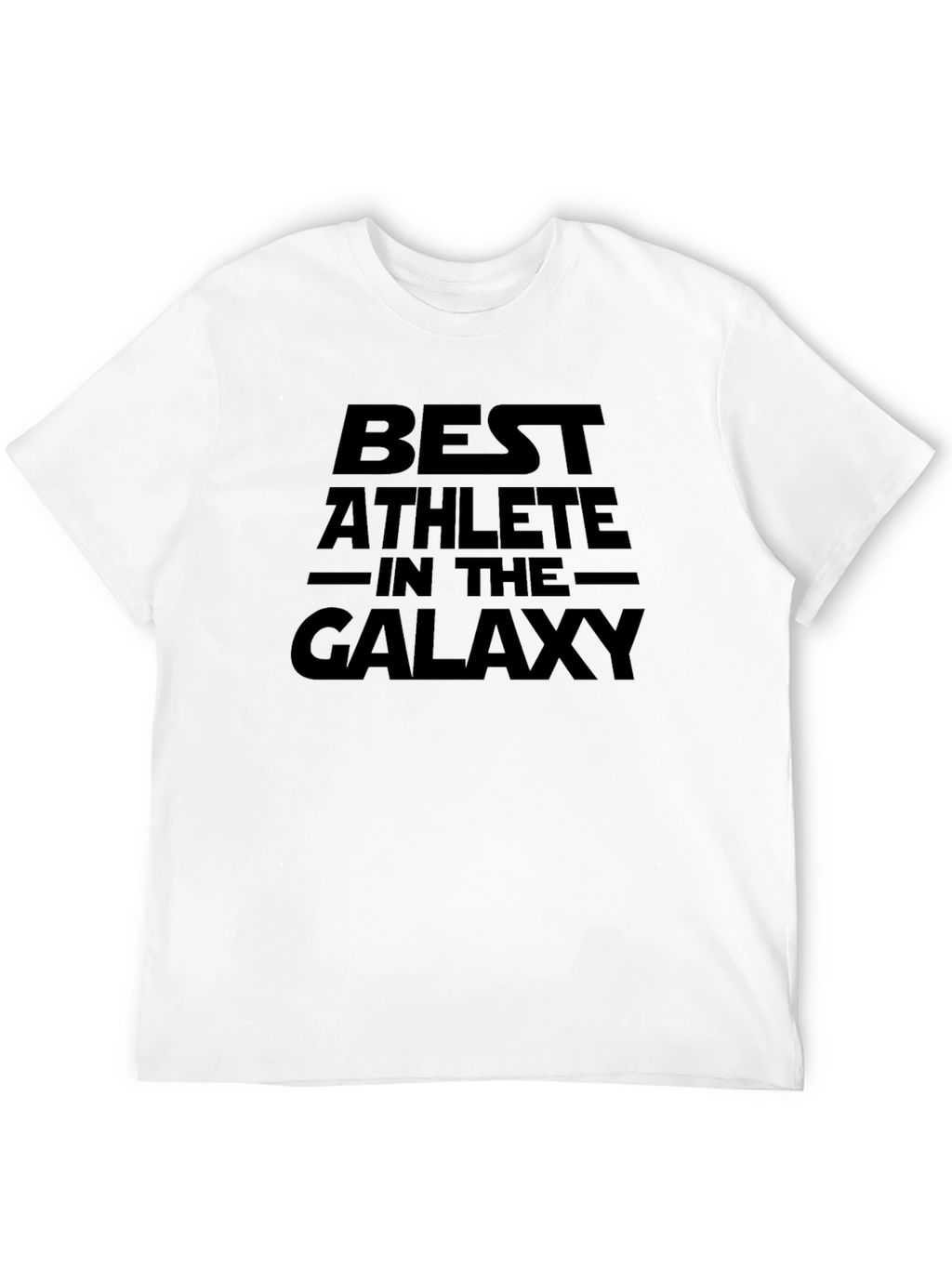 Best Athlete In The Galaxy Mens Black T-Shirt