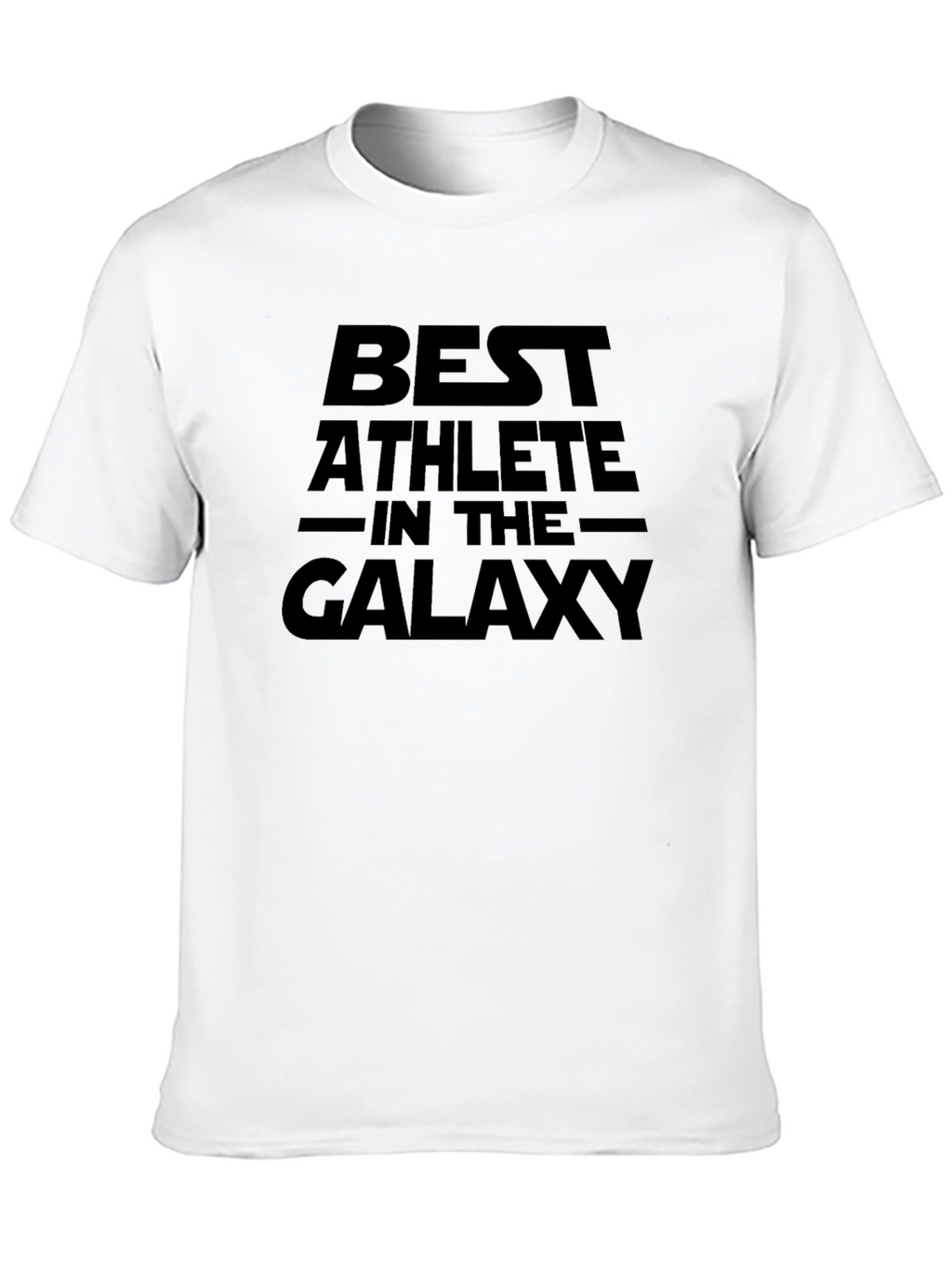 Best Athlete In The Galaxy Mens Black T-Shirt