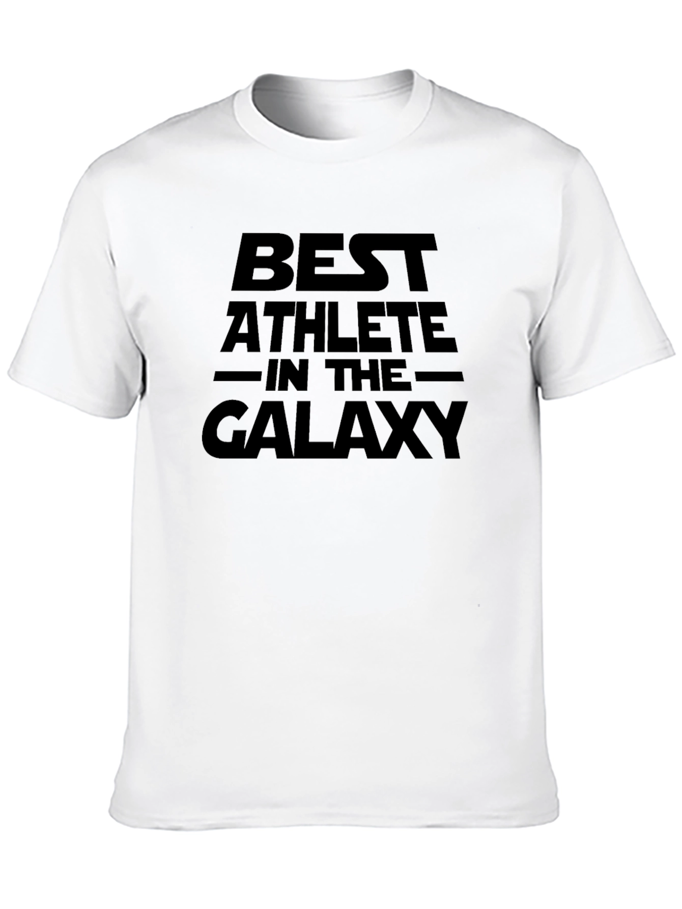Best Athlete In The Galaxy Mens Black T-Shirt