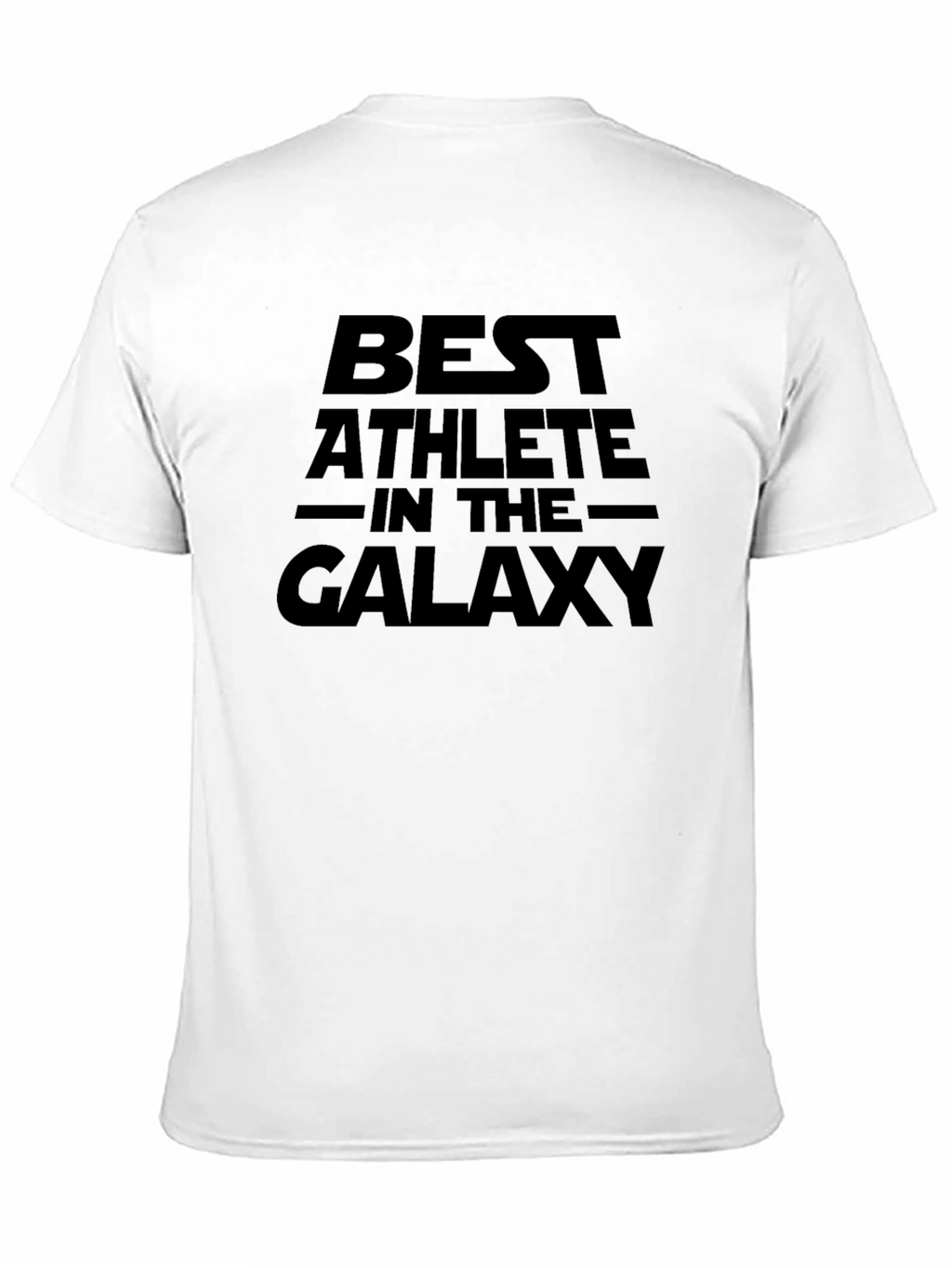 Best Athlete In The Galaxy Mens Black T-Shirt