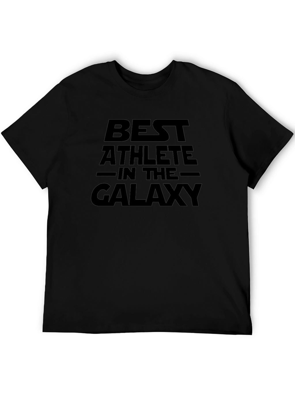 Best Athlete In The Galaxy Mens Black T-Shirt
