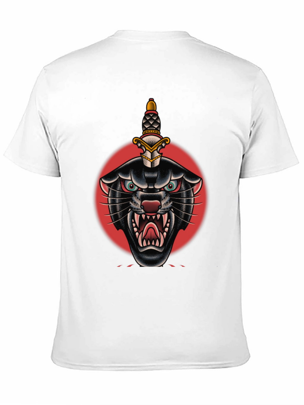 Black Panther Dagger Graphic Tee - Bold Streetwear Style