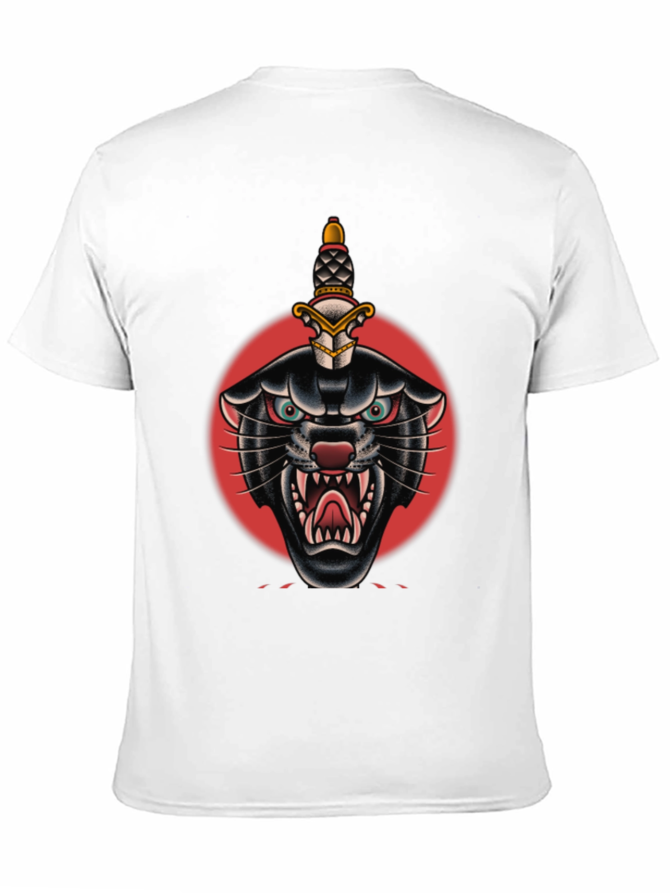 Black Panther Dagger Graphic Tee - Bold Streetwear Style