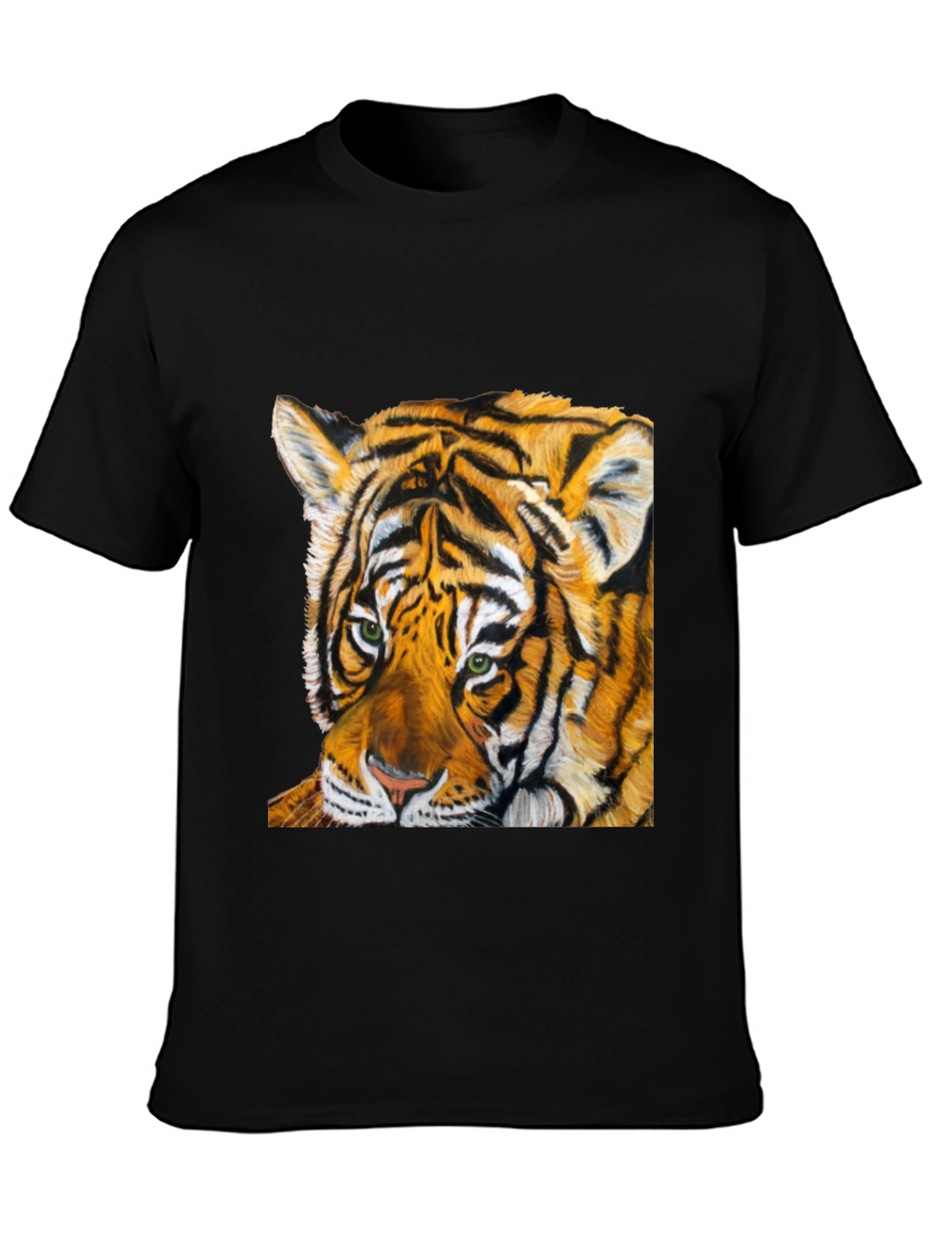 Tiger Graphic Tee - Bold Animal Print T-Shirt