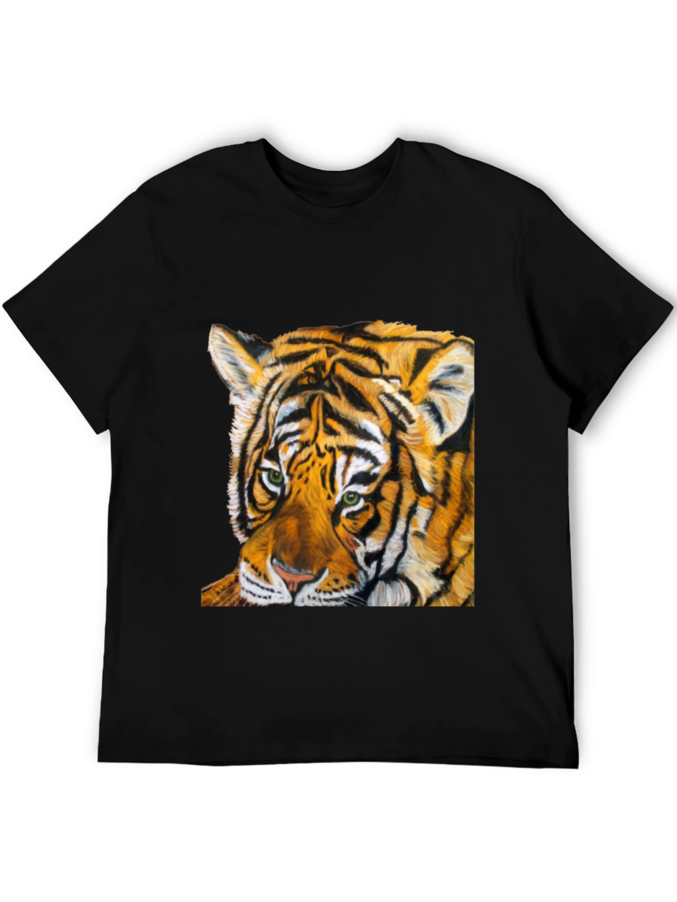 Tiger Graphic Tee - Bold Animal Print T-Shirt
