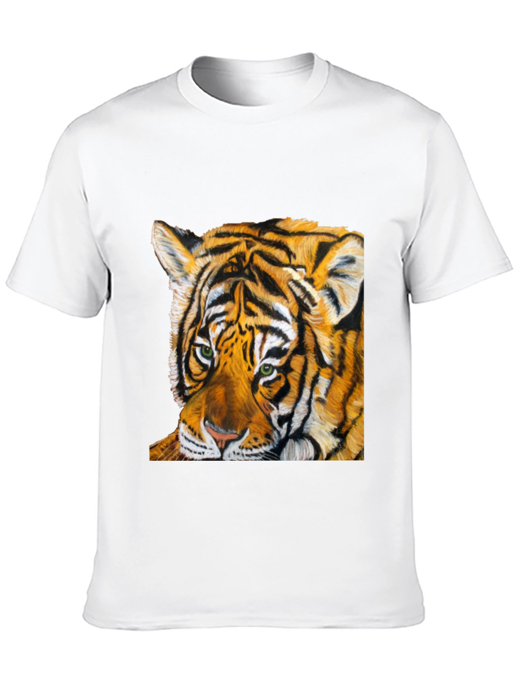 Tiger Graphic Tee - Bold Animal Print T-Shirt