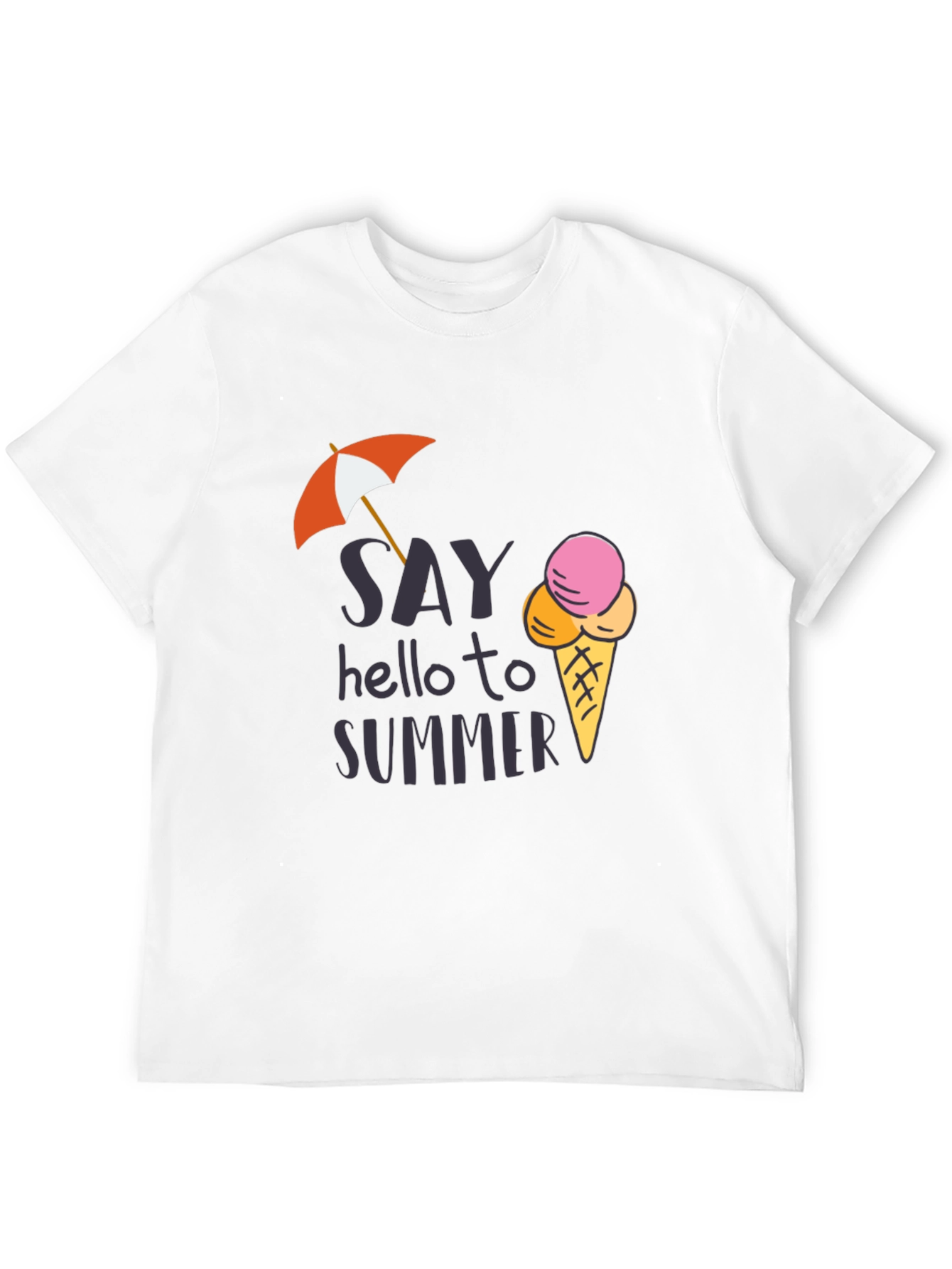 Summer Vibes Graphic Tee - Black