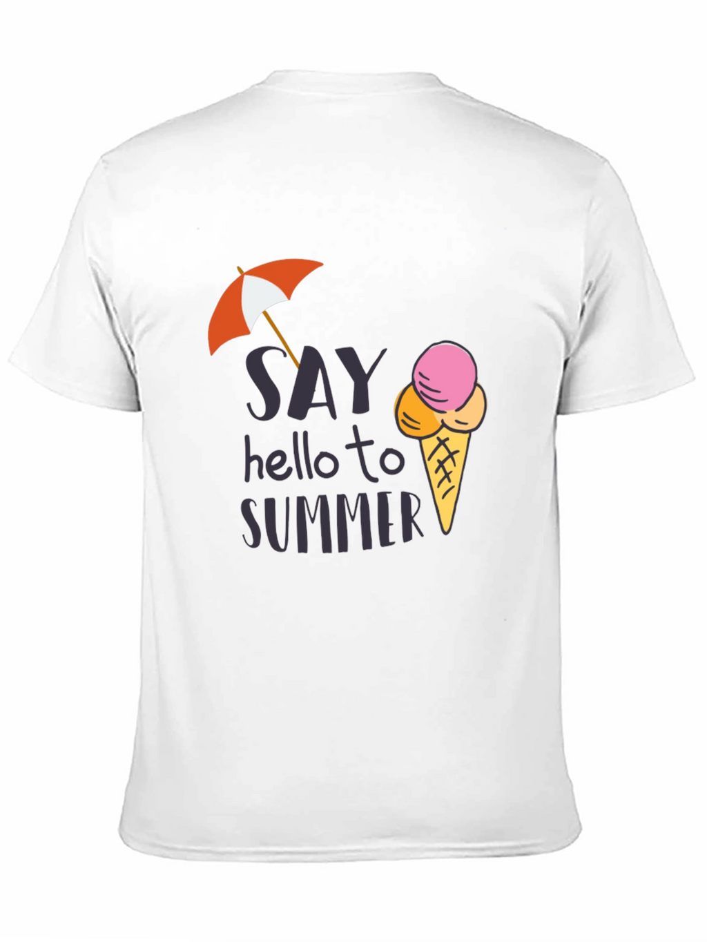 Summer Vibes Graphic Tee - Black