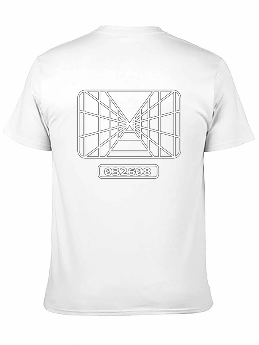 Retro Arcade Grid T-Shirt - Black