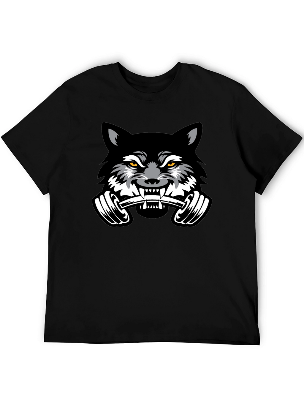 Wolf Barbell Black T-Shirt