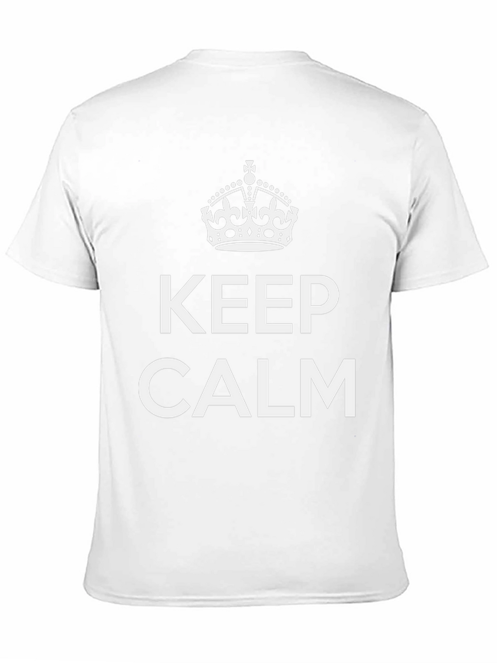 Keep Calm Crown Graphic Tee - Soft Cotton Blend