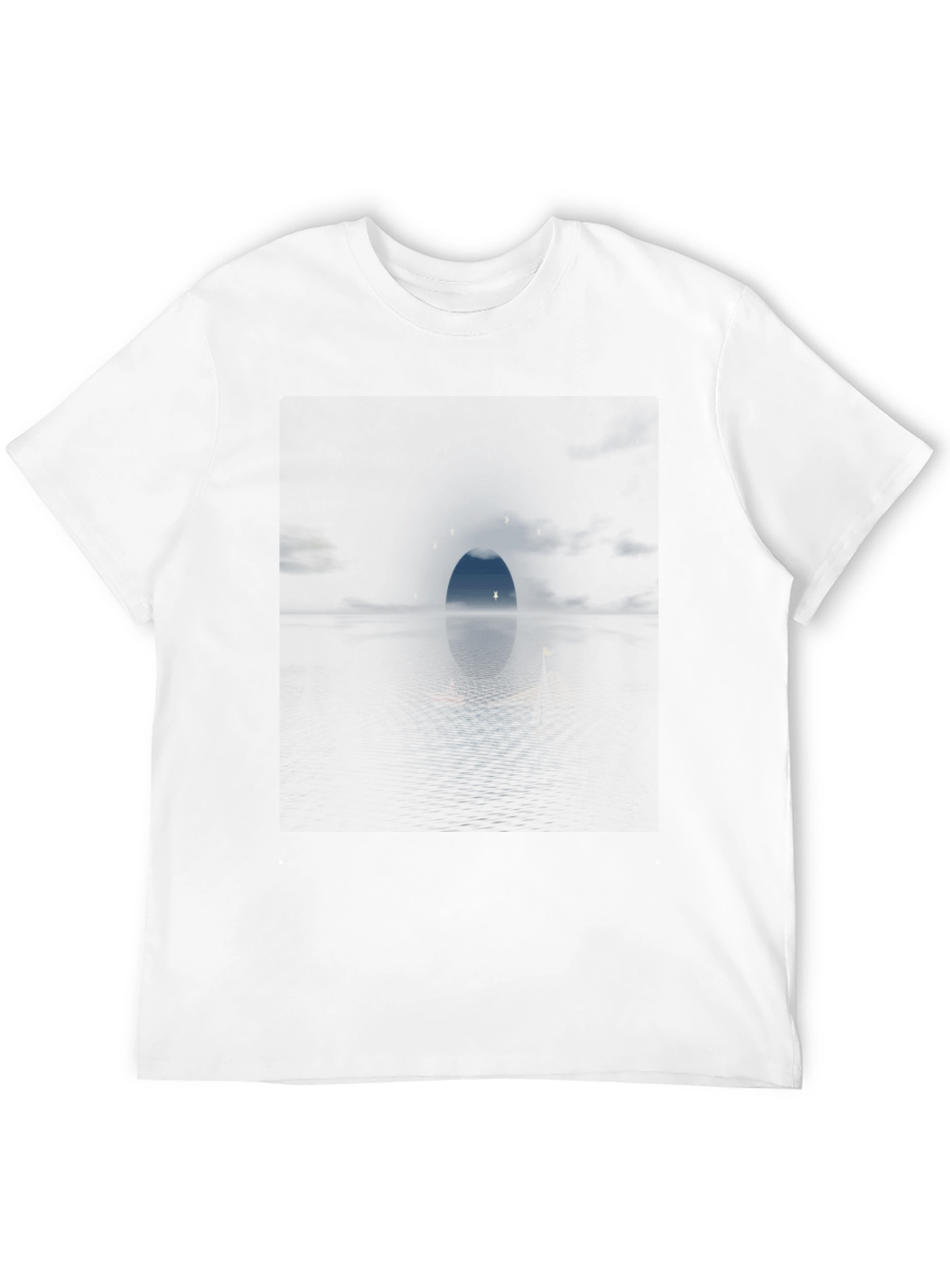 Mystic Night T-Shirt: Celestial Design Soft Fabric