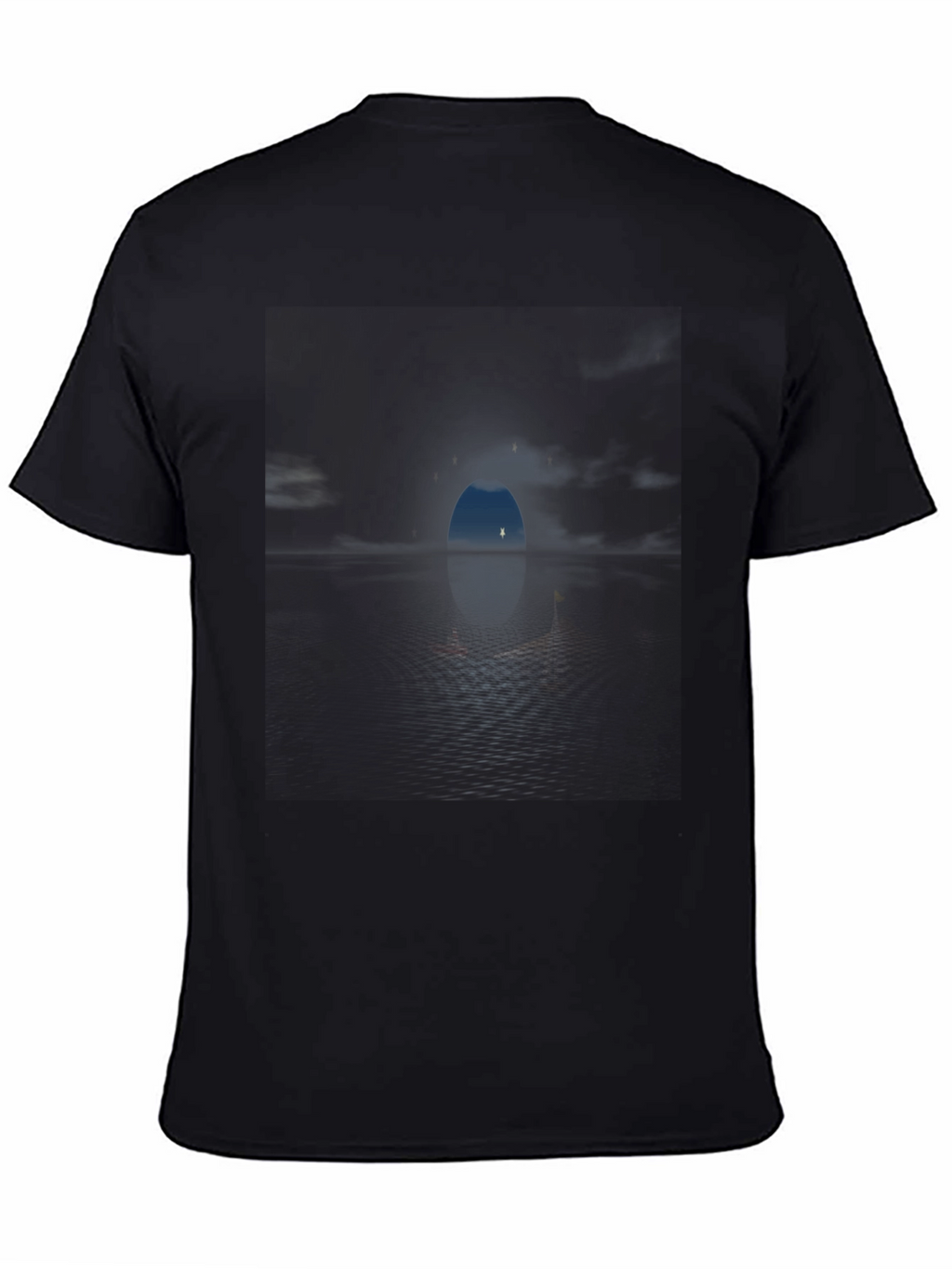 Mystic Night T-Shirt: Celestial Design Soft Fabric