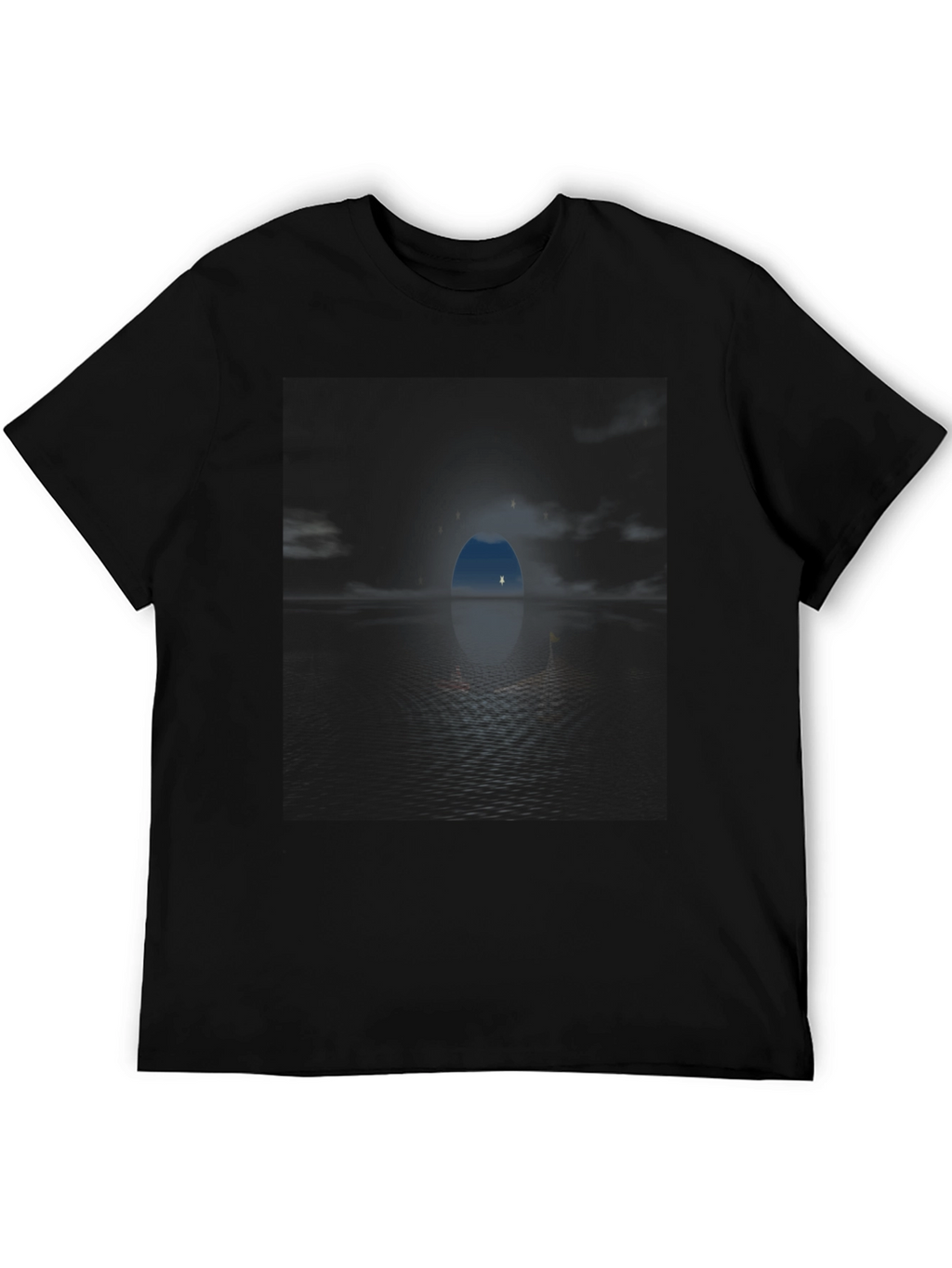 Mystic Night T-Shirt: Celestial Design Soft Fabric