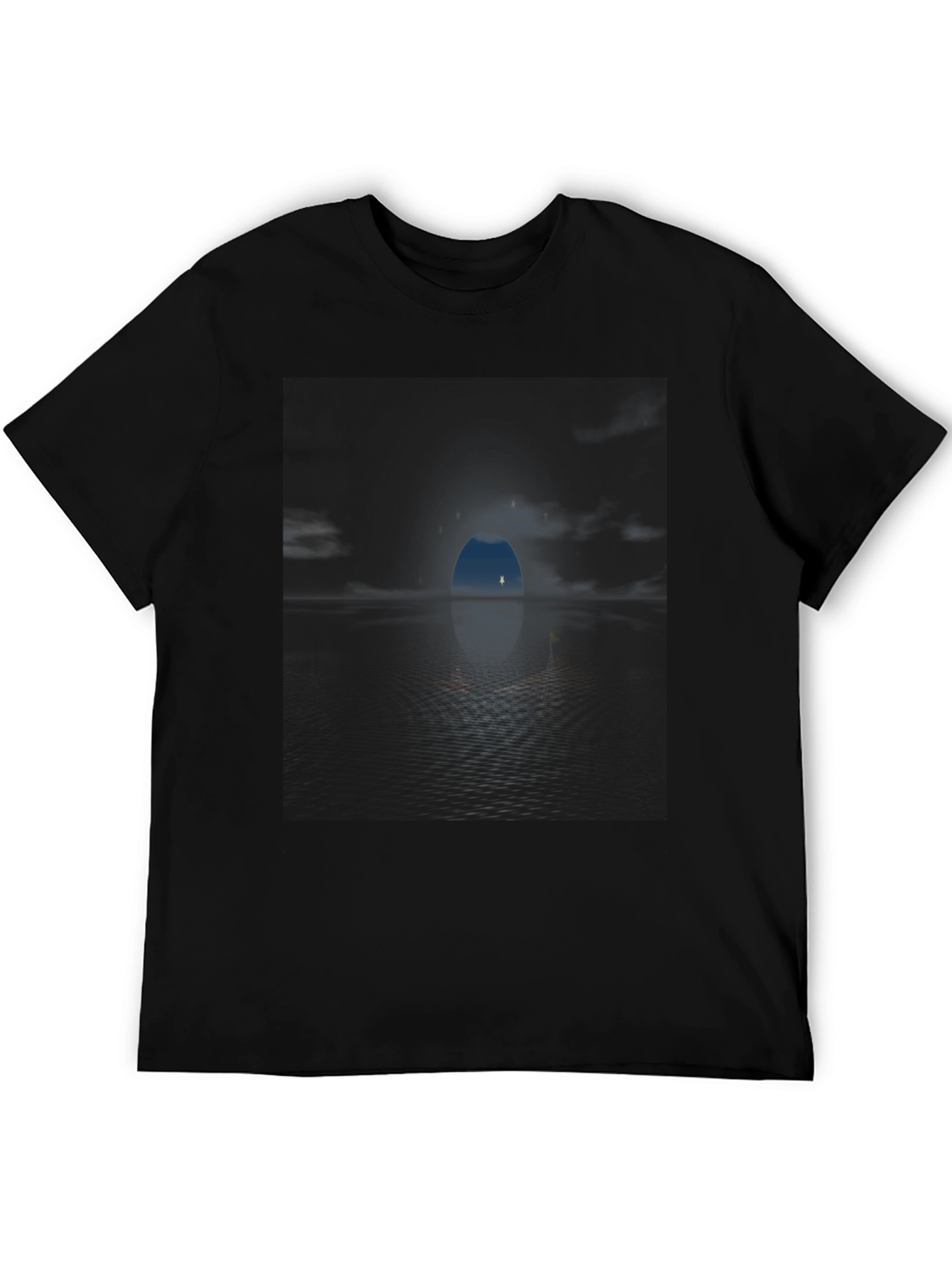 Mystic Night T-Shirt: Celestial Design Soft Fabric